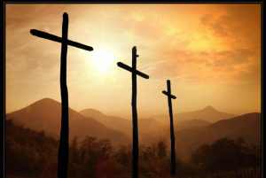 Three Crosses one Christ